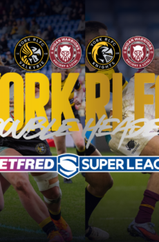York Knights vs Wigan Warriors – 2 adult tickets plus up to 3 under‑16s for £25.