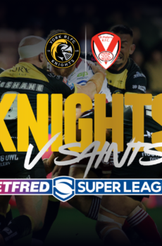 York Knights vs St Helens – 2 adult tickets plus up to 3 under‑16s for £25.